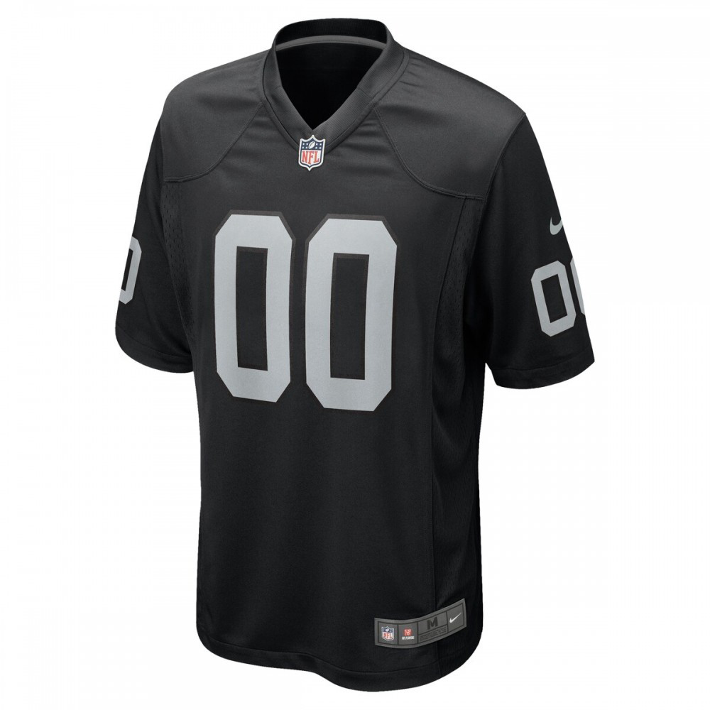 Las Vegas Raiders Nike Custom Game Jersey - Black-GridironStore